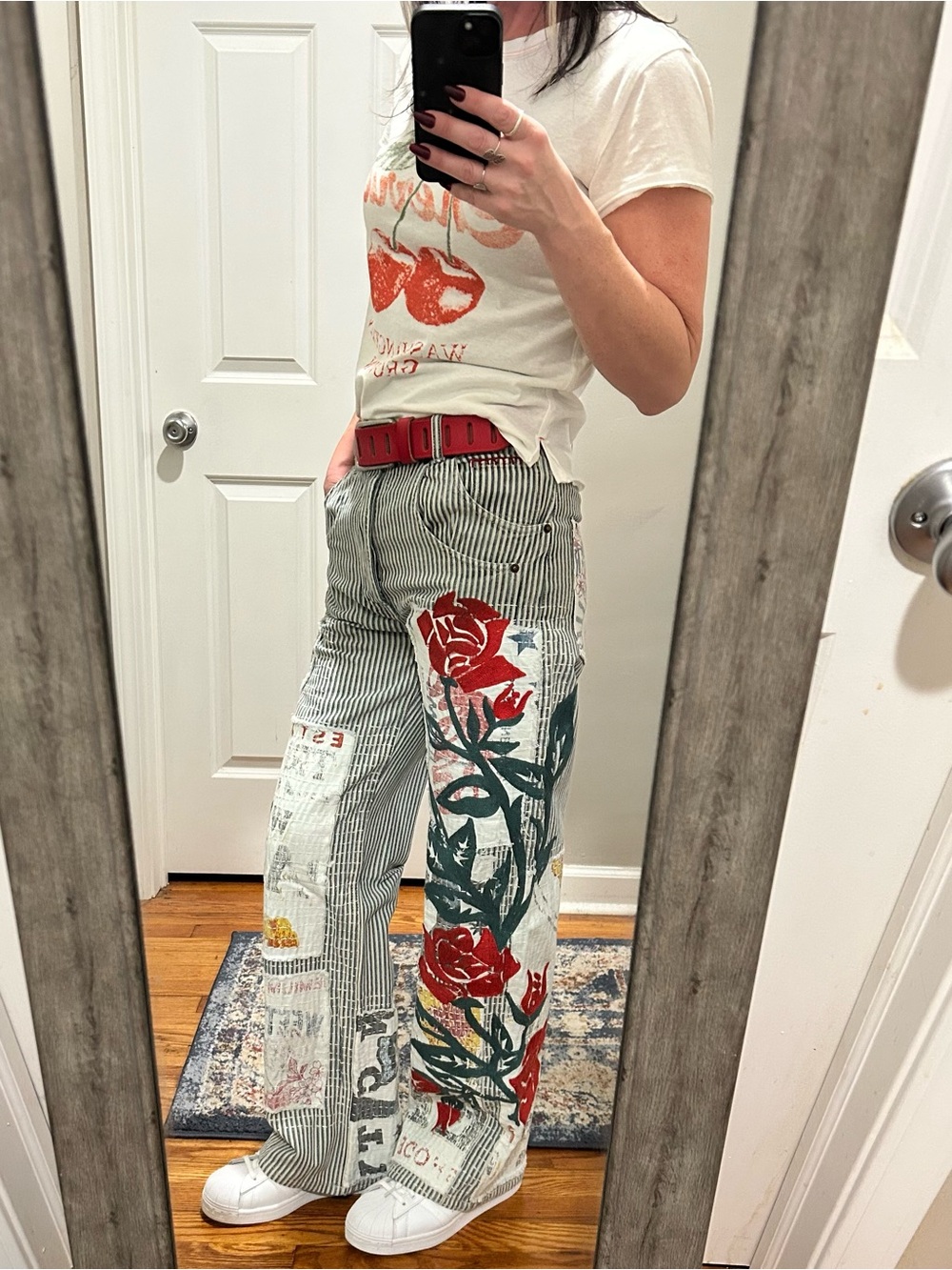 NWT Free People We The Free Lost & Found Boyfriend Jeans in Secret Getaway - Picture 12 of 16